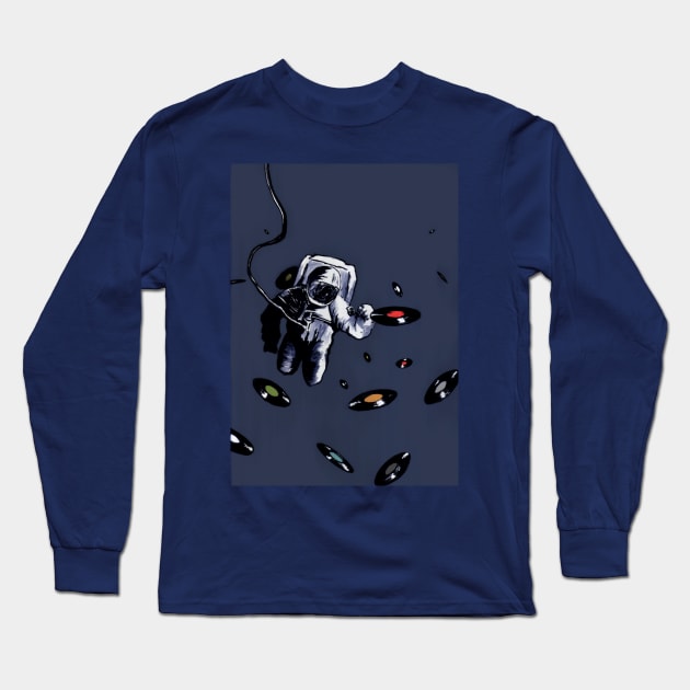 Interstellar Record Hunt Long Sleeve T-Shirt by zombierust